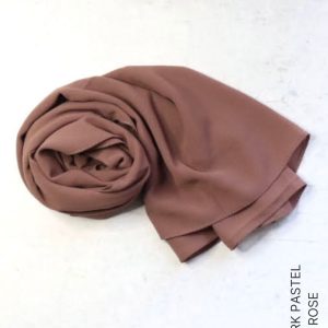 Shop Chiffon Hijabs & Shawls - Dark Pastel Rose Online | Modesty Hut