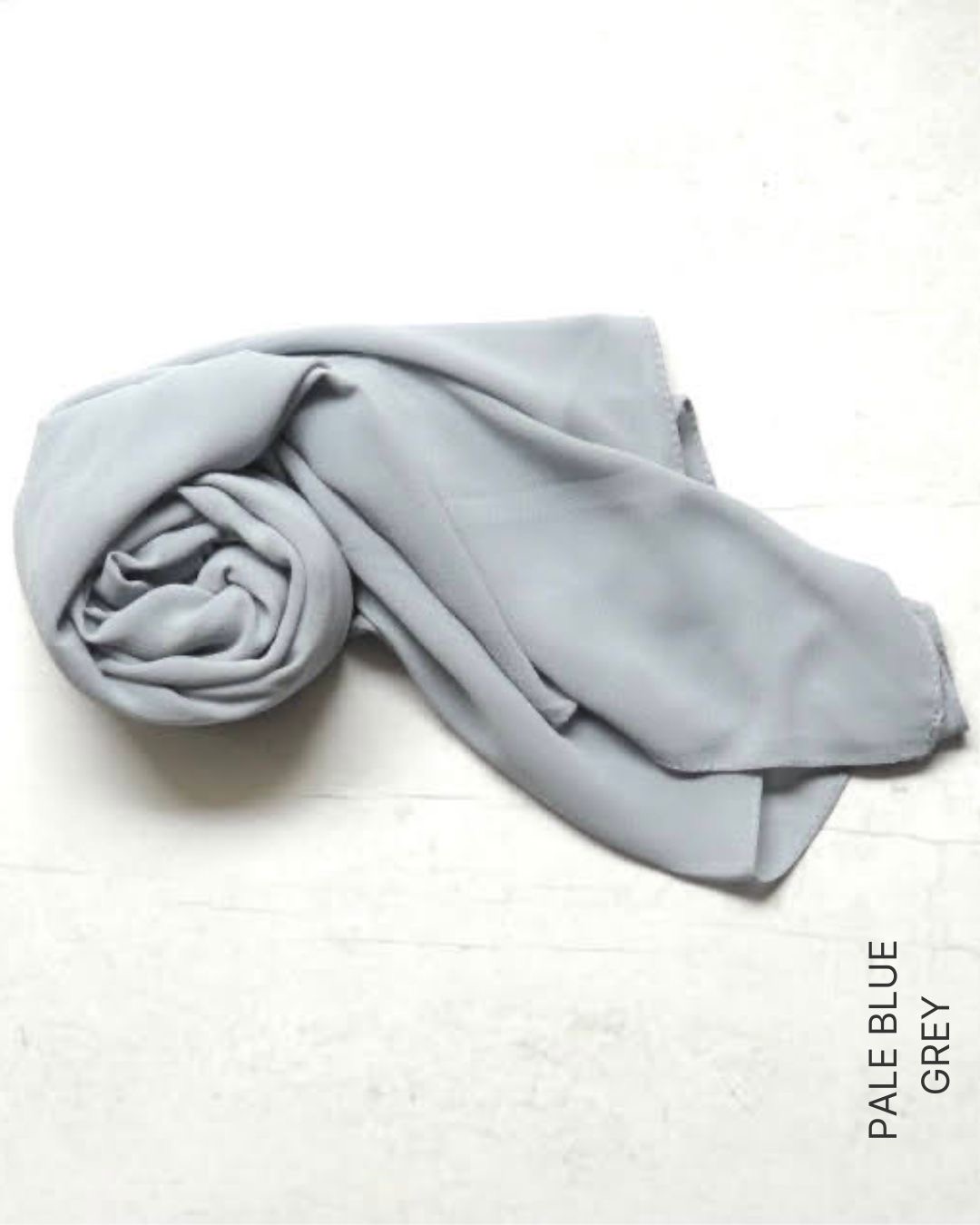 Shop Chiffon Hijabs & Shawls - Pale Blue Grey Online | Modesty Hut