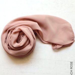 Shop Chiffon Hijabs & Shawls - Peach Rose Online | Modesty Hut