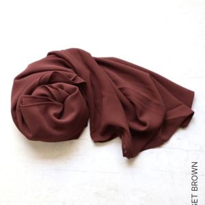 Shop Chiffon Hijabs & Shawls - Russet Brown Online | Modesty Hut