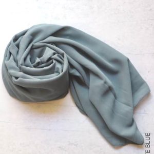 Shop Chiffon Hijabs & Shawls - Slate Blue Online | Modesty Hut