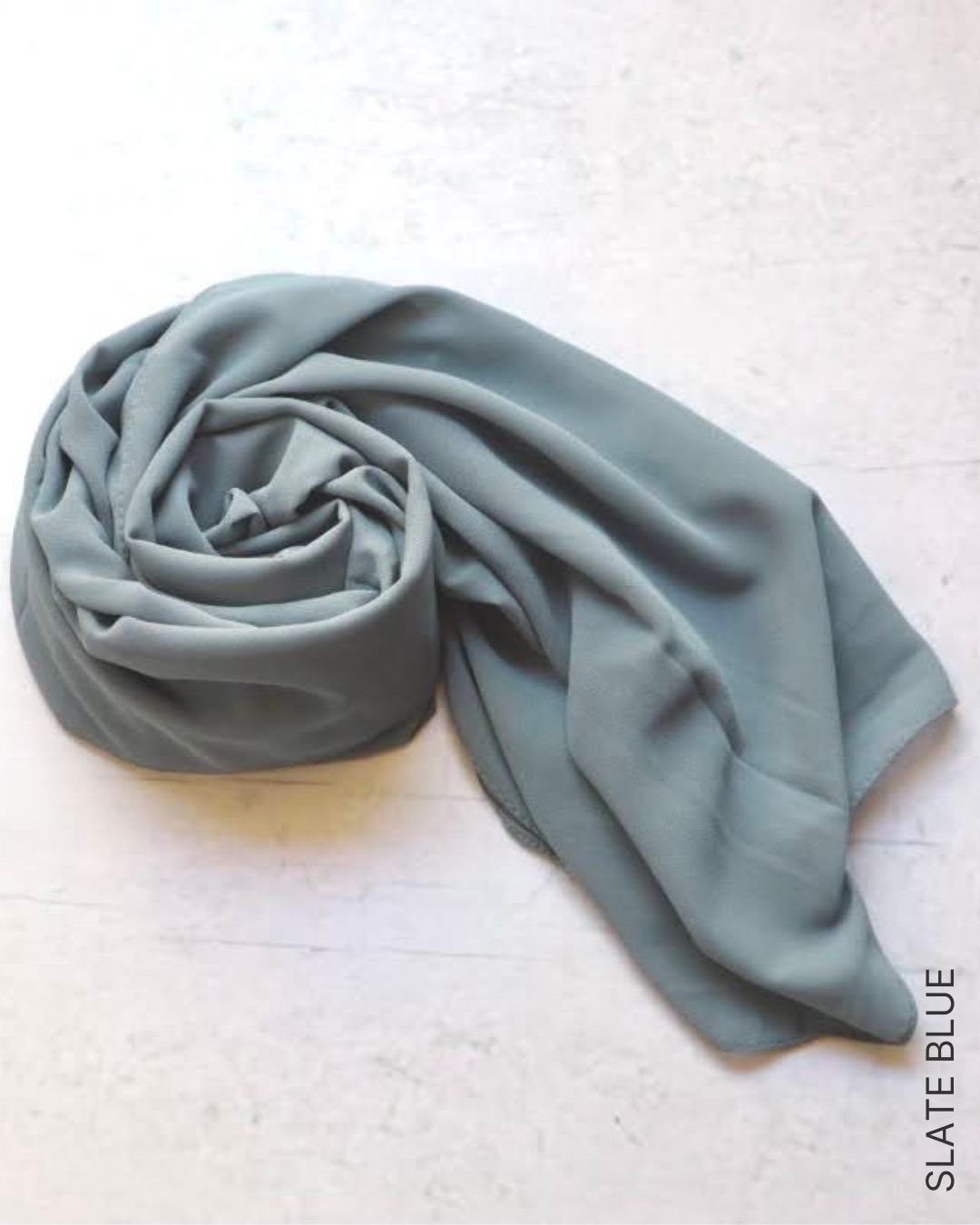 Shop Chiffon Hijabs & Shawls - Slate Blue Online | Modesty Hut