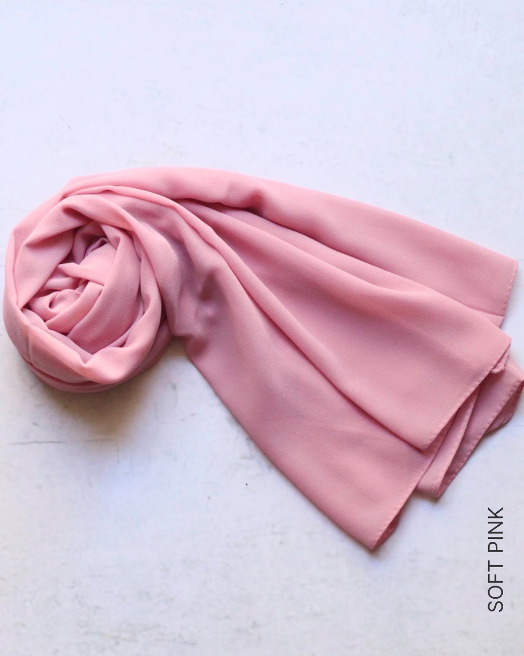 Shop Chiffon Hijabs & Shawls - Soft Pink Online | Modesty Hut