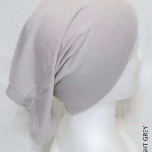 Japanese Cotton Head Cap Light Grey