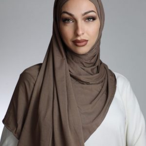 Coffee Brown Grace Collection Hijabs & Shawls