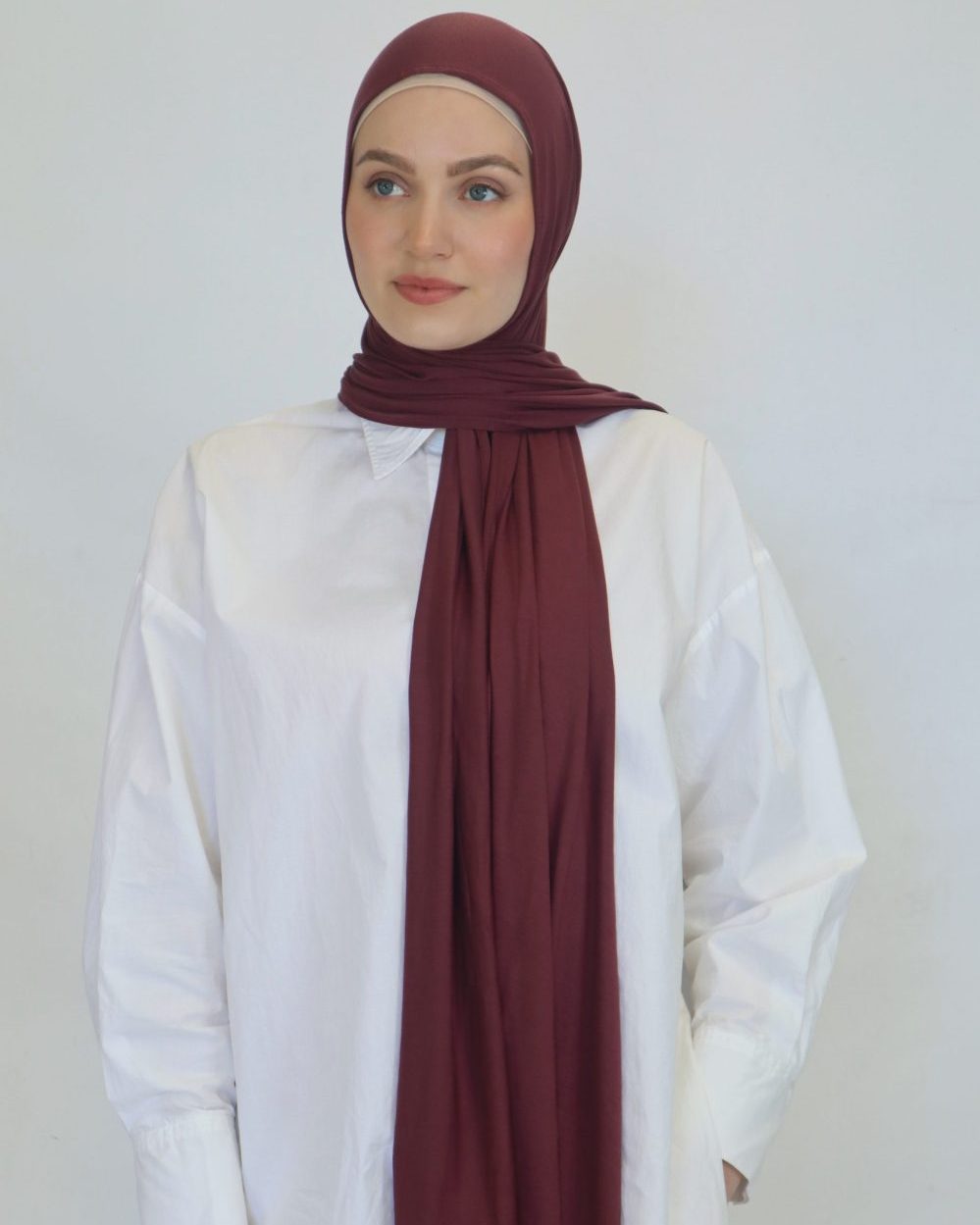 Shop Maroon Jersey Hijabs Online