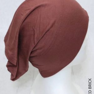 Japanese Cotton Head Cap Red Brick