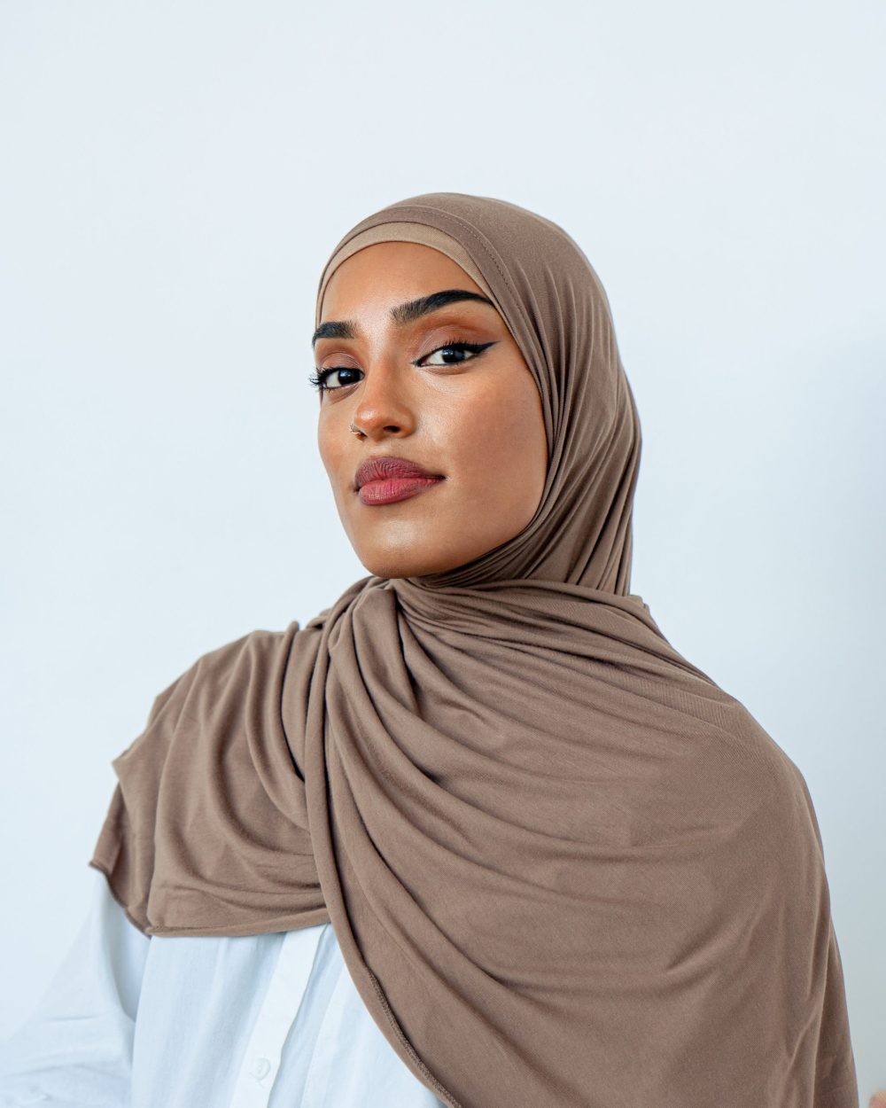 Dark Mocha Instant Modal Jersey Hijab