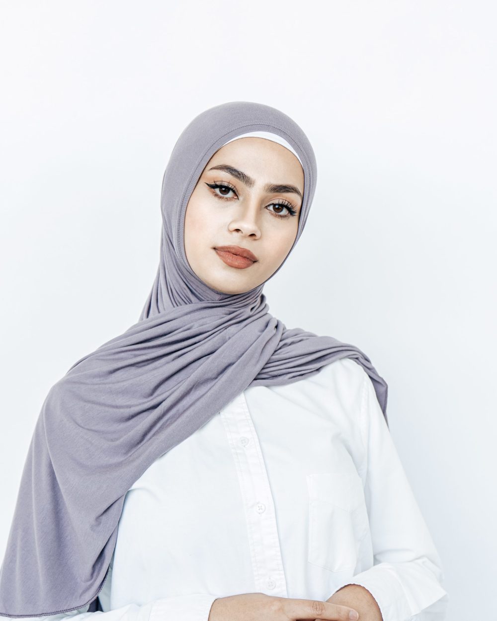 Dusty Purple Instant Jersey Hijab