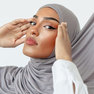 Grey Instant Jersey Hijab