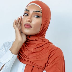 Modal Jersey Hijab Burnt Orange