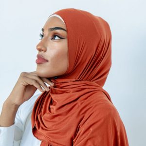 Modal Jersey Hijab Burnt Orange
