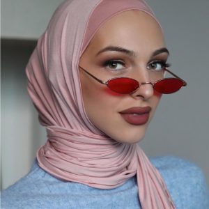 Modal Jersey Hijab Light Peach Pink