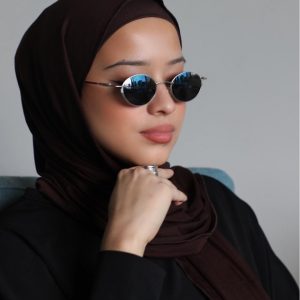 Modal Jersey Hijab Dark Brown