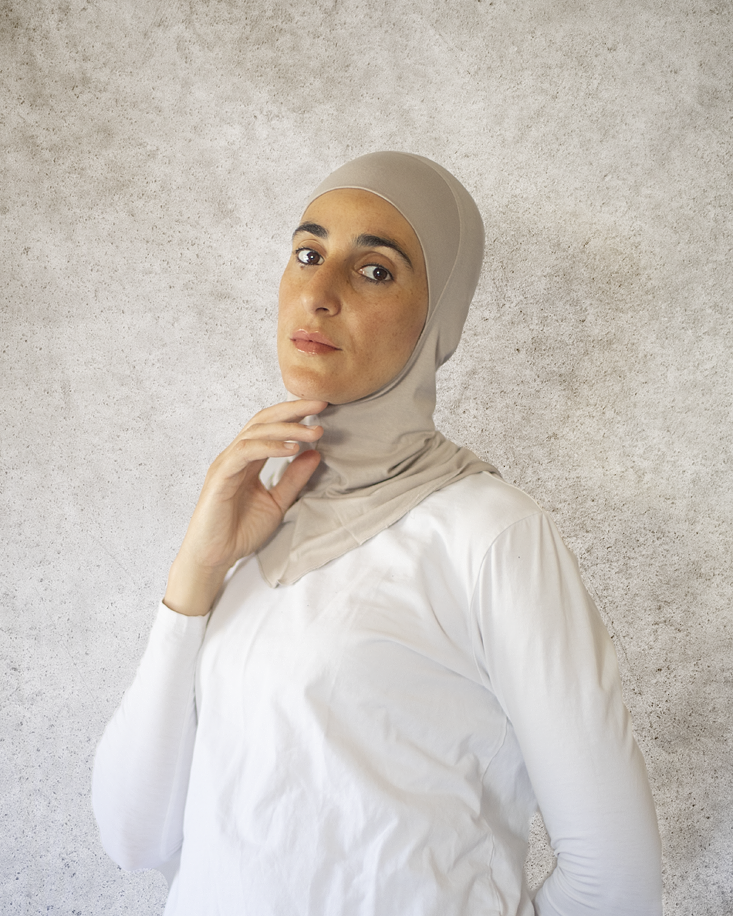 Ninja Hijab Underscarf Head Cap LatteNinja Hijab Underscarf Head Caps – Latte (3)