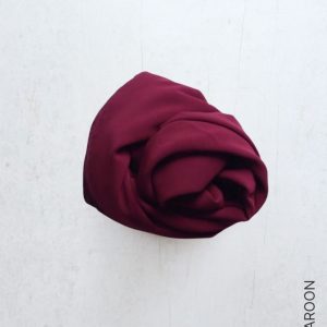 Shop Plain Chiffon Square Hijabs - Maroon Online | Modesty Hut
