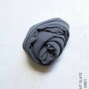 Shop Plain Chiffon Square Hijabs - Light Slate Grey Online | Modesty Hut