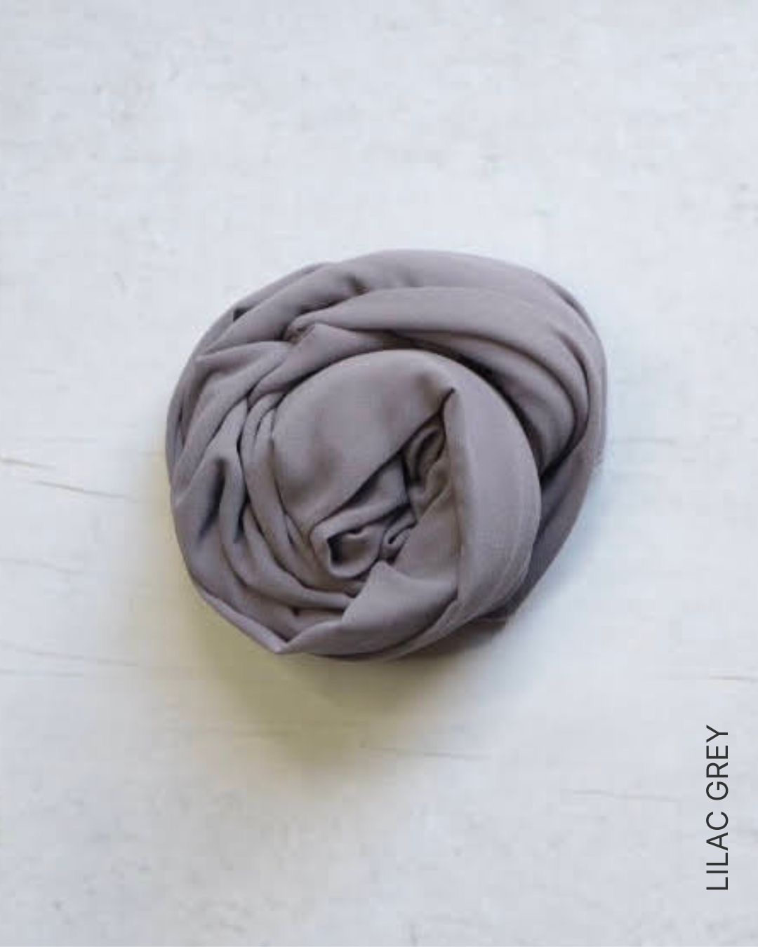 Shop Plain Chiffon Square Hijabs - Lilac Grey Online | Modesty Hut