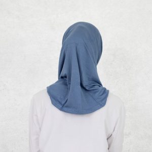 Denim Two Piece Slip On Hijab