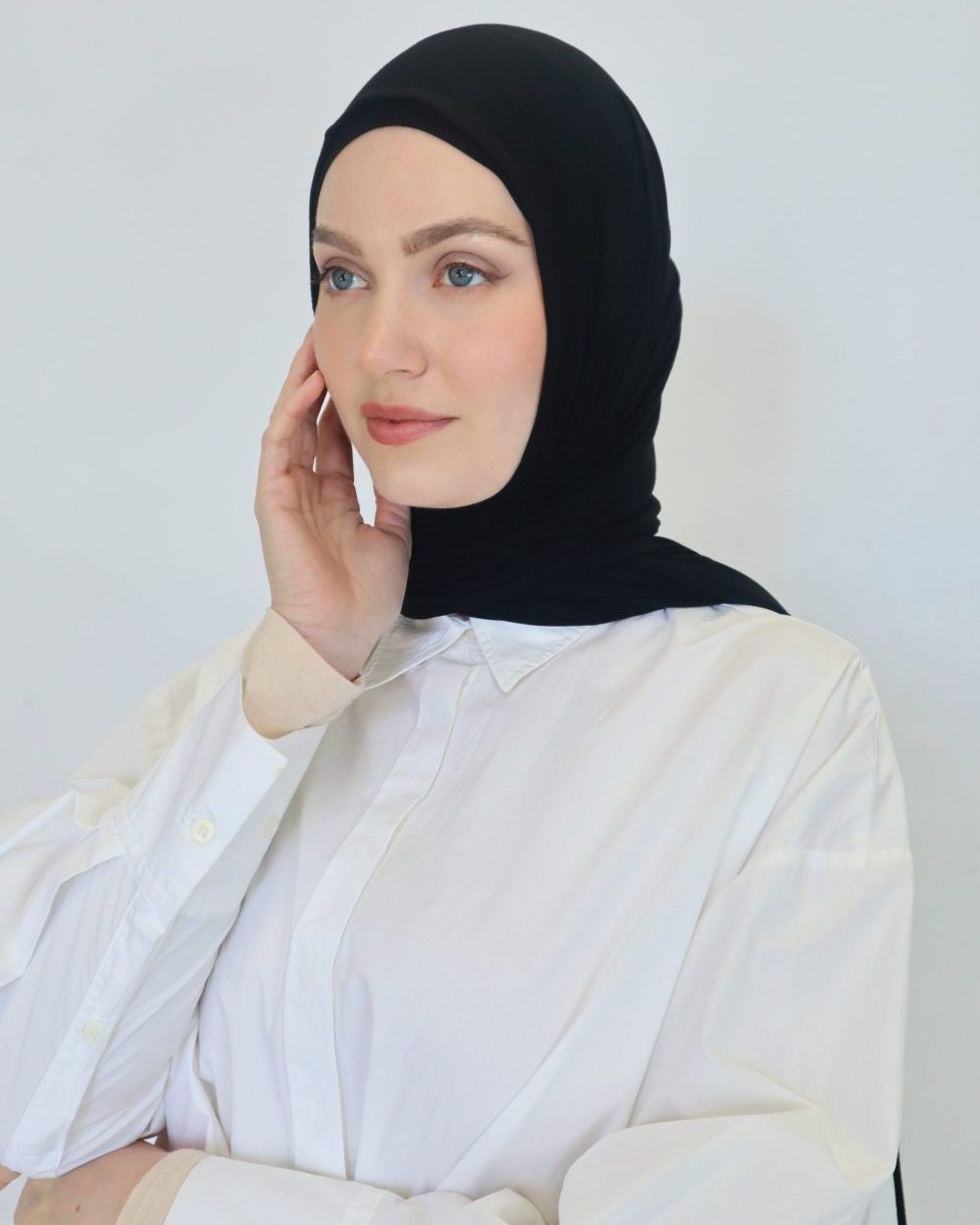 Shop Black Jersey Hijabs Online