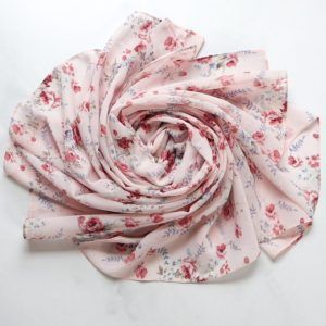 Shop Printed Chiffon Square Hijabs - Pink Lady Online | Modesty Hut